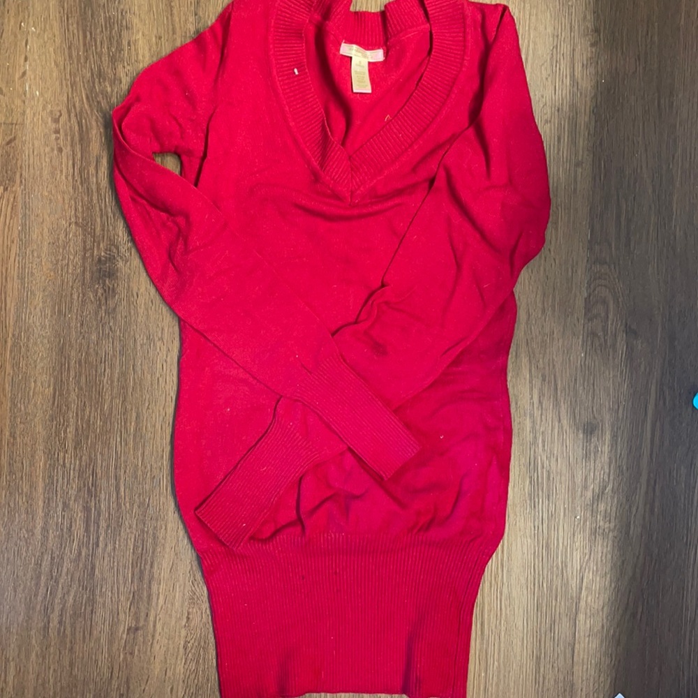 Red Ambince sweater dress